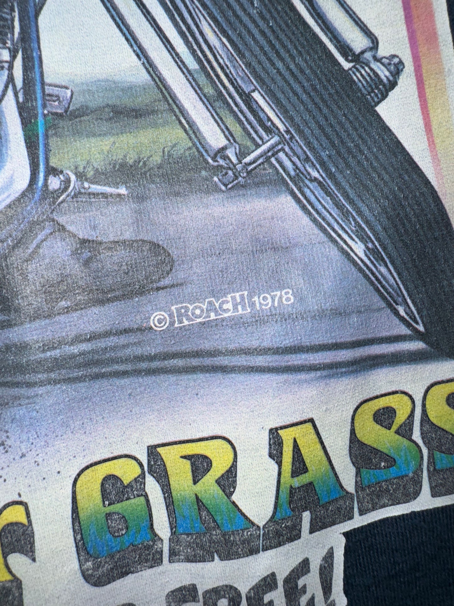 1978 Roach Motorcycle Tank " Ass, Gas, or Grass"