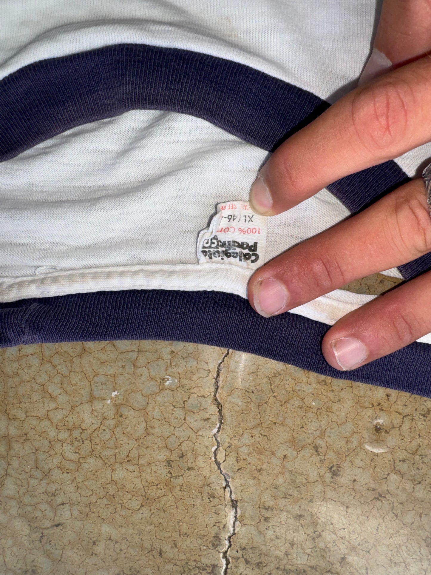 1970s Russel Sage College Ringer Tee