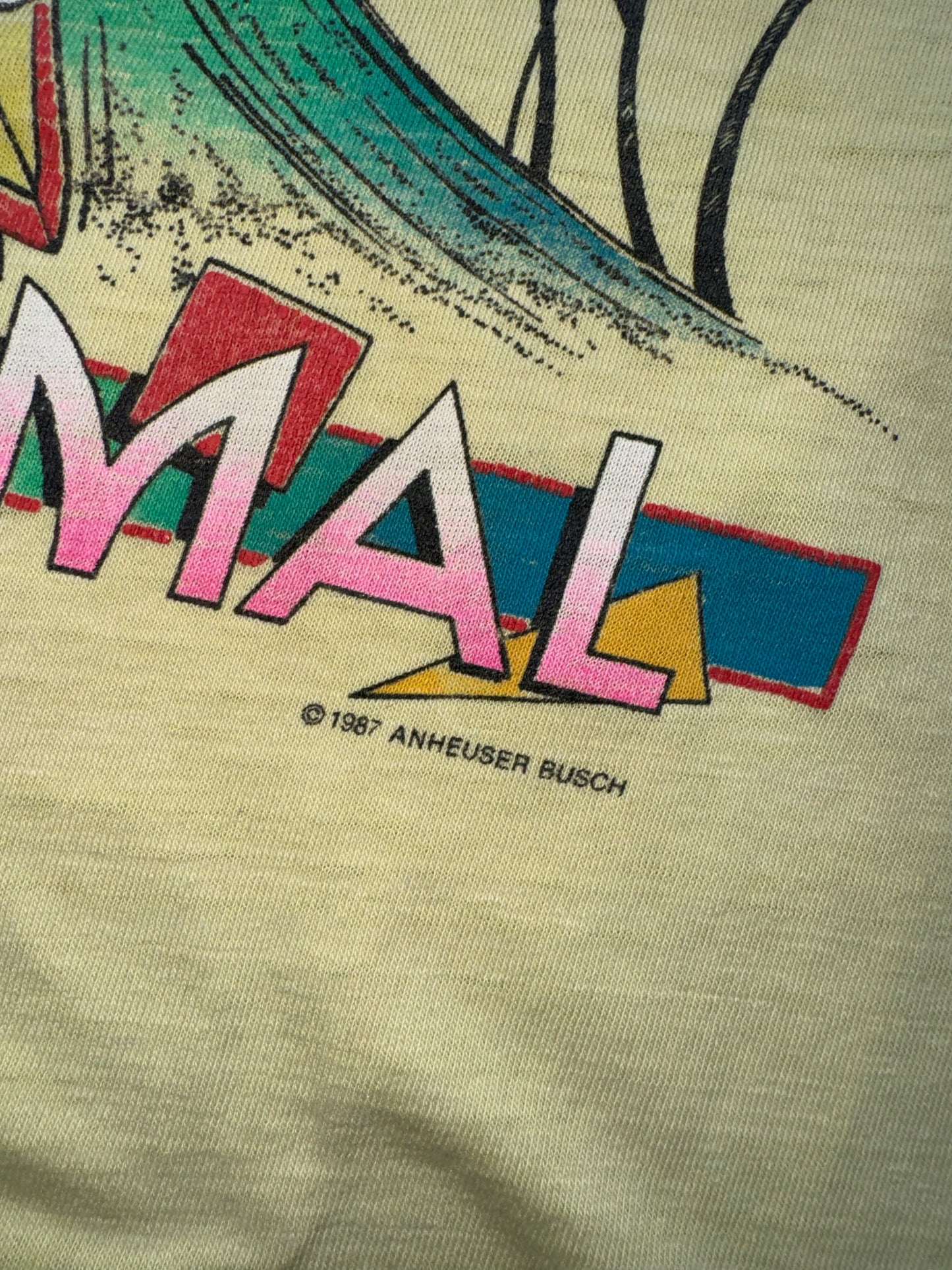 1987 Spuds Mckenzie Anheuser Busch Tee