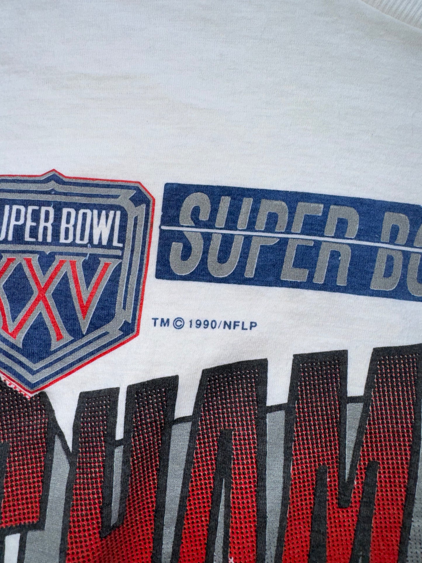 1990 Giants Superbowl Champions Tee