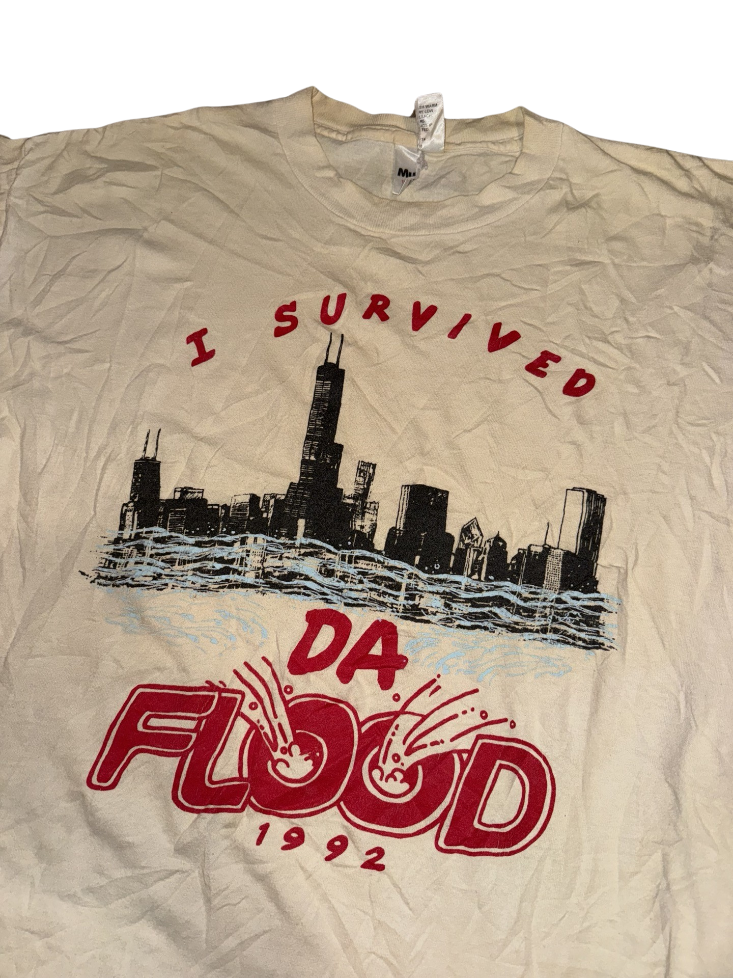 1992 Chicago "I Survived Da Flood" Tee