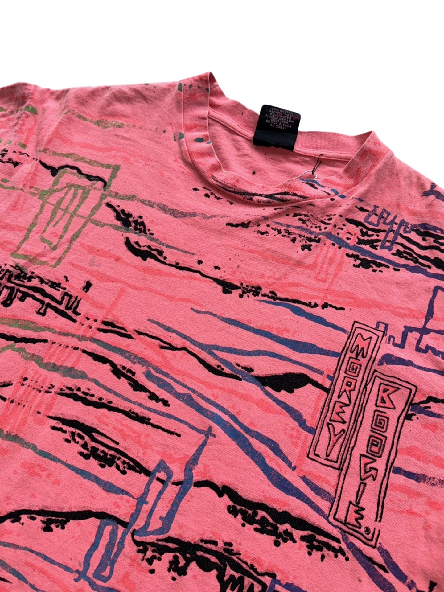 1987 Morey Boogie All Over Print Tee