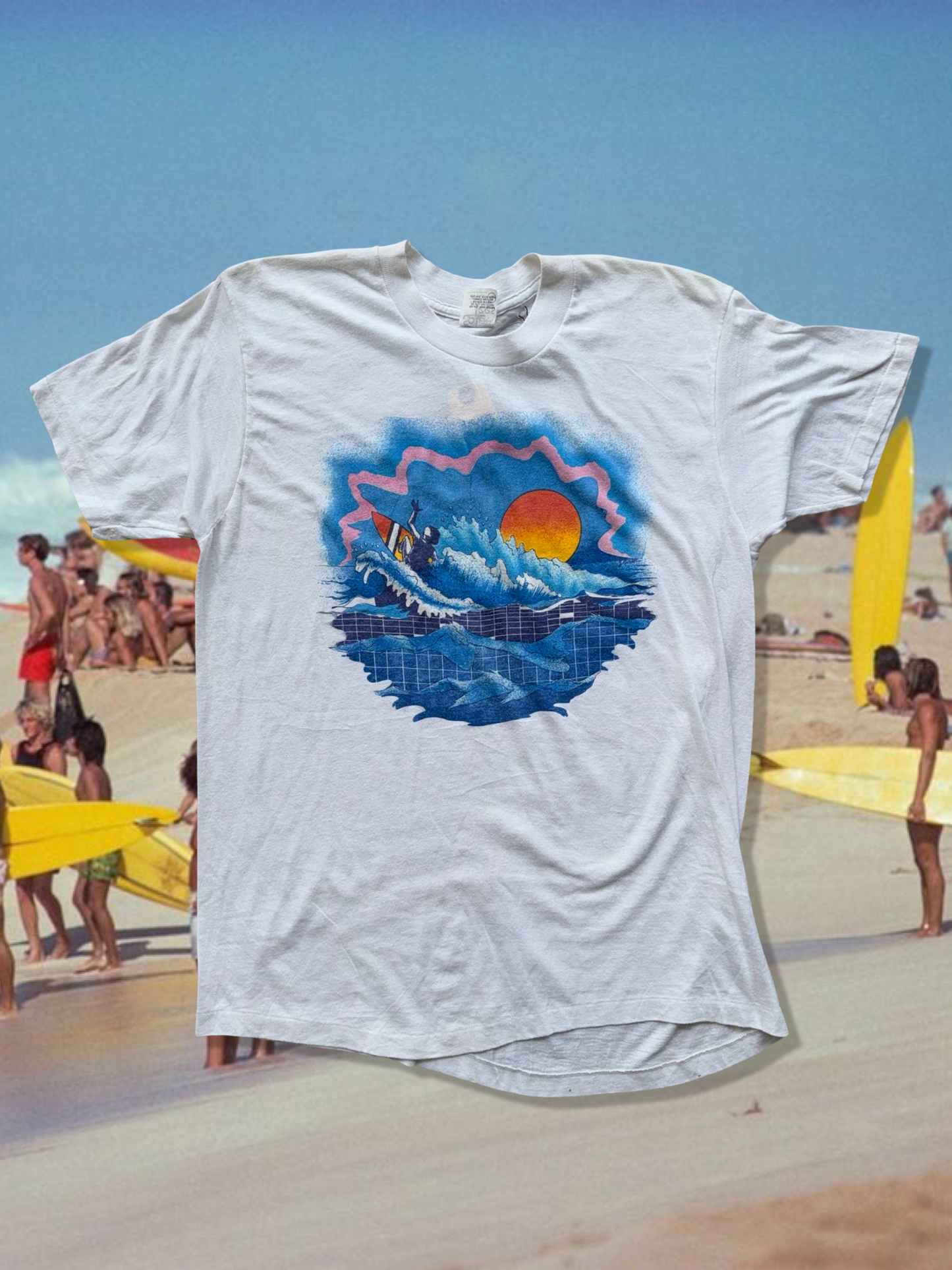 1970s Solar Tees Surf Graphic Tee