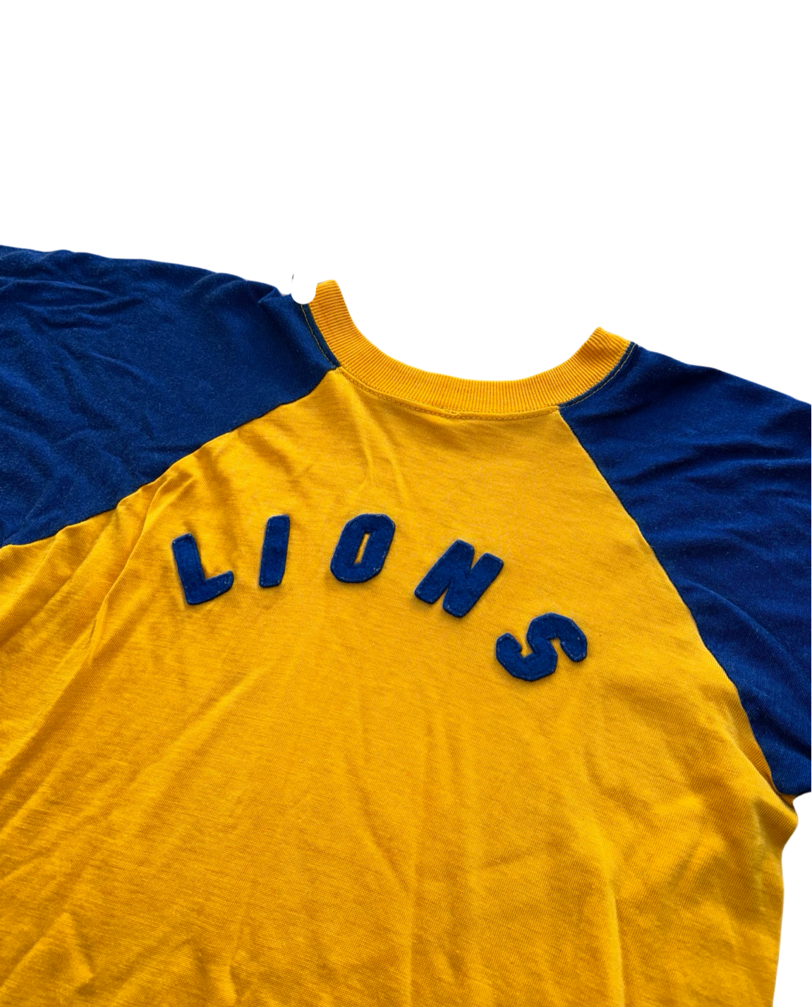 1960s Nylon Athletic Raglan "Lions"